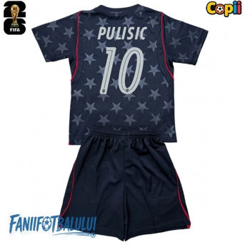 Statele Unite Christian Pulisic #10 Echipament de Fotbal Replică Mondial 2026 Copii Deplasare (+ Șorturi)